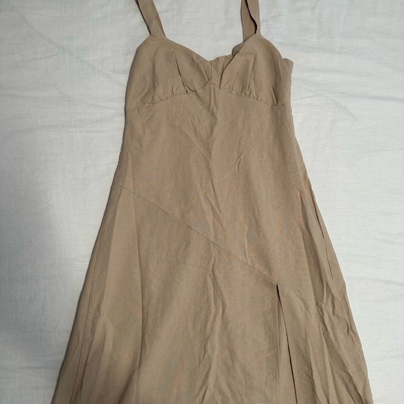 Tan Midi Dress - Picture 3 of 5
